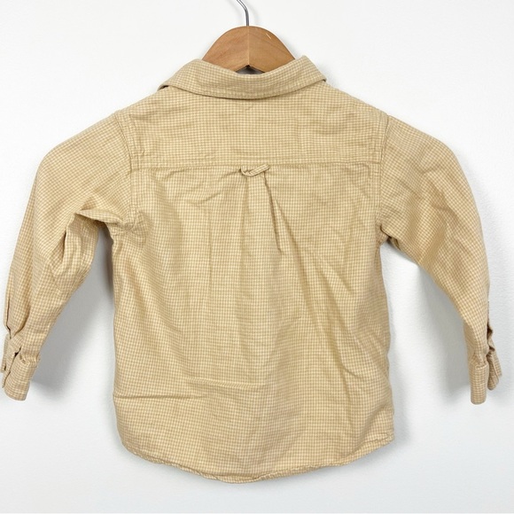 Janie and Jack Flannel Button Down size 4T - Picture 4 of 5